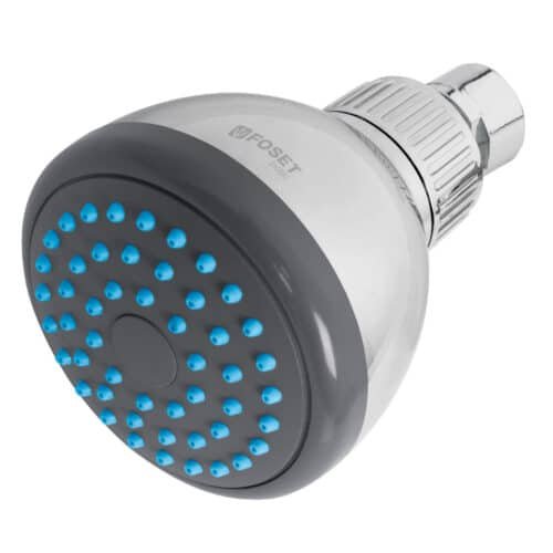49413 - Regadera redonda de ABS 3" sin brazo, Foset Basic