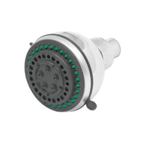 R-508S.jpg 49415 - Regadera redonda de ABS 3", 5 funciones, sin brazo, Aqua