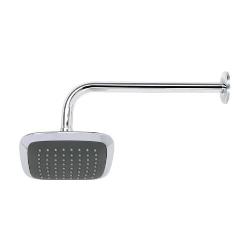 49451 - Regadera cuadrada plato ancho 6" brazo inox a muro, Aero