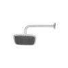 49452 - Regadera cuadrada plato ancho 8" brazo inox a muro, Aero