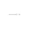 46578 - Bolsa c/50 remaches 3/16"x1/4" blancos de aluminio, ala 3/8"
