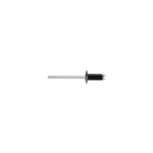 46568 - Bolsa c/50 remaches 3/16"x1/4" negros de aluminio, ala 3/8"