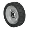 45476 - Rueda de hule sólido 4-1/2" para diablo, un balero, Pretul
