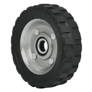 45478 - Rueda de hule sólido 5" para diablo, un balero, Pretul