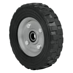 45482 - Rueda de hule sólido 7" para diablo, un balero, Pretul