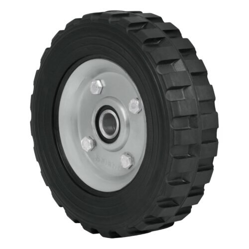 45483 - Rueda de hule sólido 7" para diablo, doble balero, Pretul