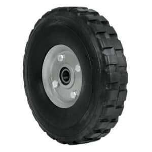 45487 - Rueda de hule sólido 9" para diablo, doble balero, Pretul