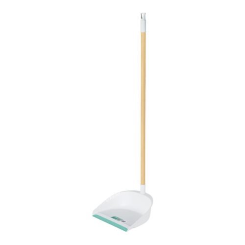 57024 - Recogedor plástico con bastón de madera, KLINTEK