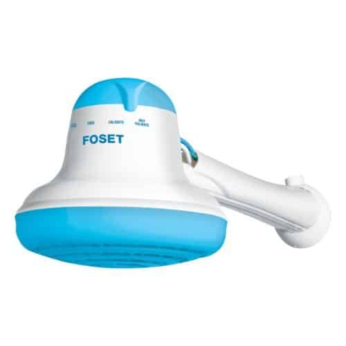 40239 - Regadera eléctrica, 4 temperaturas, 16.5cm, azul, Foset