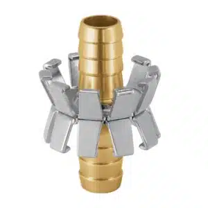 Reparador de aluminio 1/2", tipo garra para manguera