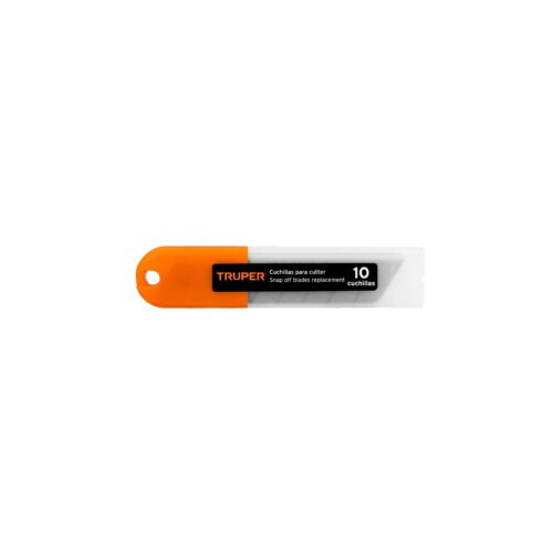 17903 - Estuche con 10 cuchillas SK4 de 25 mm para cutter, Truper