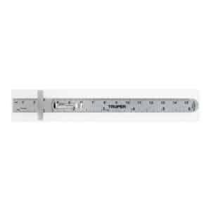 Regla 15 cm de acero inoxidable de bolsillo, Truper