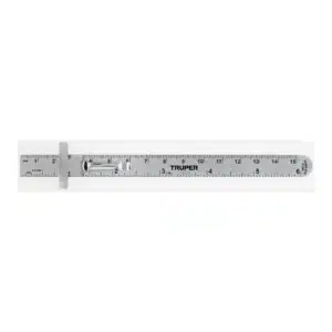 Regla 15 cm de acero inoxidable de bolsillo, Truper