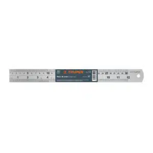 Regla 30 cm de acero inoxidable, Truper