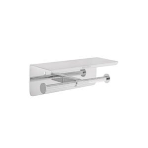 RIA-85.jpg 46356 - Portarrollo doble en cromo con soporte para celular, Riviera