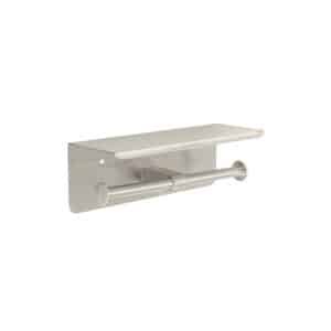 46357 - Portarrollo doble en satín con soporte para celular, Riviera
