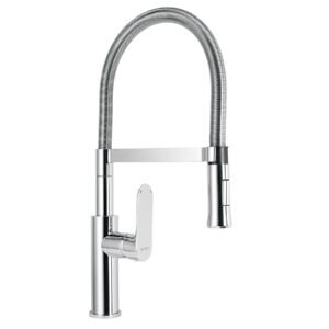 45195 - Monomando nariz flexible para fregadero, cromo,FOSET RIVIERA