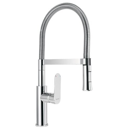 45195 - Monomando nariz flexible para fregadero, cromo,FOSET RIVIERA