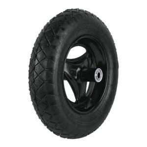 25006 - Llanta completa neumática 14", incluye eje y baleros, Pretul