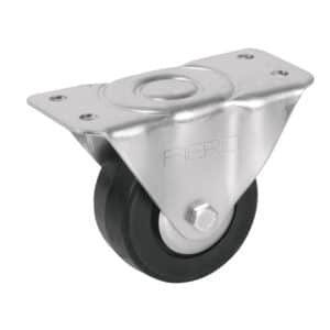 48600 - Rodaja hule 3", placa fija con balero, carga 60 kg, FIERO