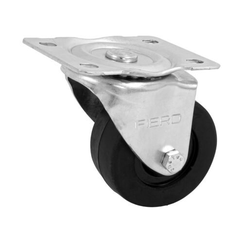 48610 - Rodaja hule 3", placa giratoria c/buje, carga 60kg, FIERO
