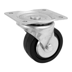 48613 - Rodaja hule 4", placa giratoria c/balero, carga 100kg, FIERO