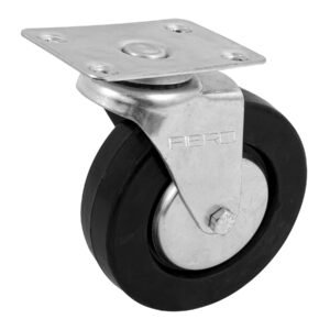 48614 - Rodaja hule 5", placa giratoria c/balero, carga 60kg, FIERO