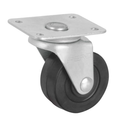 48605 - Rodaja hule 2", placa giratoria c/balero, carga 40kg, FIERO