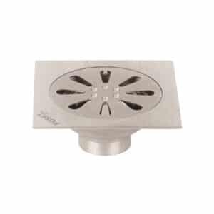 45471 - Resumidero cuadrado 4"x 4", acero inoxidable, gota, Aqua