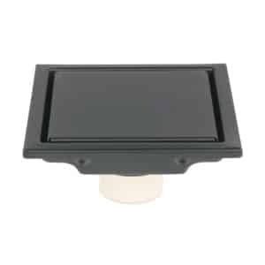 45323 - Resumidero reversible 4", anti olores, acero inox, negro, Aq