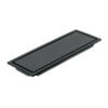 45324 - Resumidero rectangular 30x11cm reversible, negro, FOSET AQUA