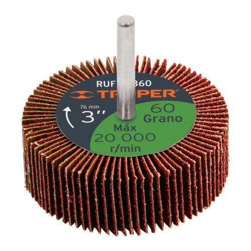 13041 - Rueda flap de 3", grano 60, Truper