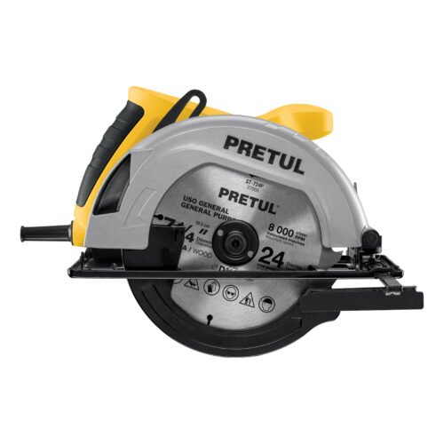 27098 - Sierra circular 7-1/4", 1200W, PRETUL