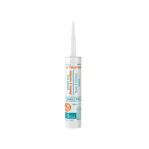 SIL-100BCB.jpg 18566 - Sellador blanco para baños y cocinas, 280 ml, Truper