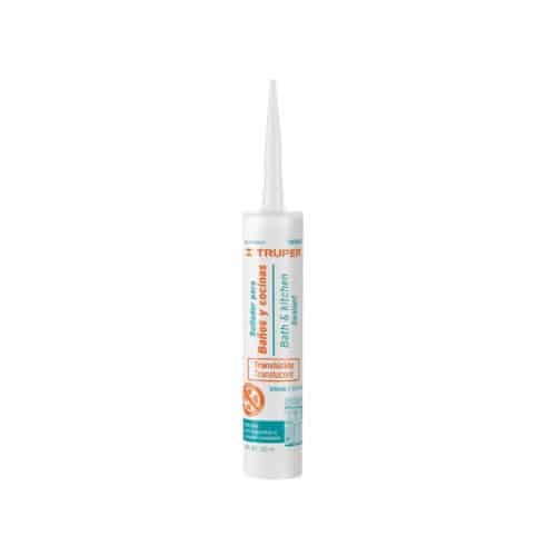18565 - Sellador translúcido para baños y cocinas, 280 ml, Truper
