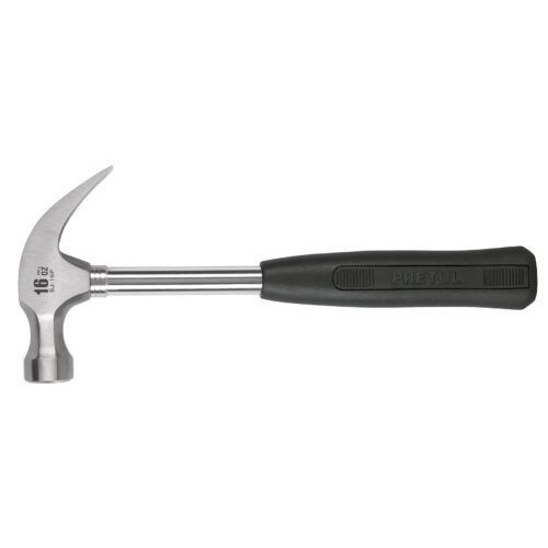 SJ-16P.jpg 22270 - Martillo pulido, 16 oz, uña curva, mango tubular, Pretul