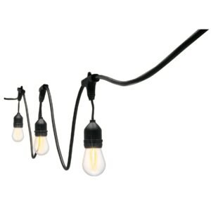 49992 - Serie de 7.3 m con 12 luces de LED para exterior, Volteck