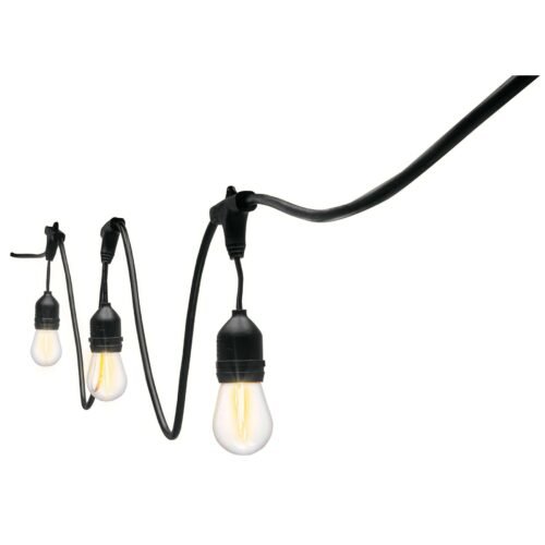 49992 - Serie de 7.3 m con 12 luces de LED para exterior, Volteck