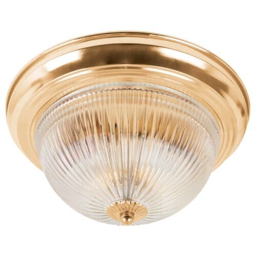 46626 - Luminario decorativo 15x28 cm pantalla cristal, s/lámparas