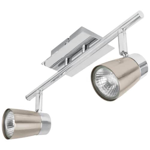48433 - Luminario de sobreponer con 2 spots base GU10, Volteck