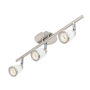 49554 - Luminario de sobreponer 3 spots base GU10, Verona, Volteck
