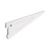 47714 - Ménsula plana blanca para cremallera doble, 27cm, FIERO