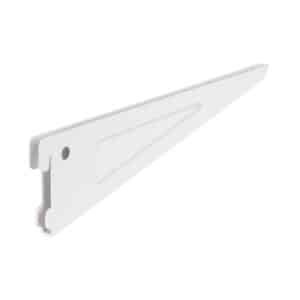 47714 - Ménsula plana blanca para cremallera doble, 27cm, FIERO