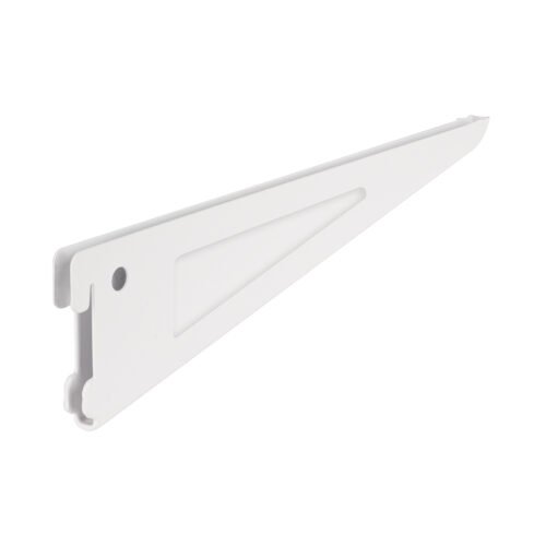 47714 - Ménsula plana blanca para cremallera doble, 27cm, FIERO