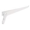 47708 - Ménsula plana blanca para cremallera sencilla, 25cm, FIERO