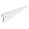 47715 - Ménsula plana blanca para cremallera doble, 32cm, FIERO