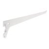 47709 - Ménsula plana blanca para cremallera sencilla, 30cm, FIERO