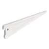 47716 - Ménsula plana blanca para cremallera doble, 37cm, FIERO