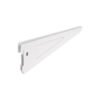 47713 - Ménsula plana blanca para cremallera doble, 22cm, FIERO