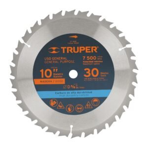 18304 - Disco sierra 10" para madera, 30 dientes centro 5/8", Truper